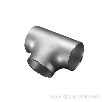 High-Quality Pure Titanium Welded Tee Pipe Fittings